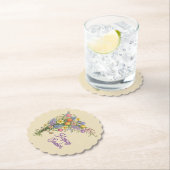 Vintage Floral Bouquet - Happy Easter Paper ペーパーコースター (インサイチュ)