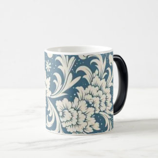 Vintage Floral Ceramic Mug | Blue & White Botanica モーフィングマグカップ