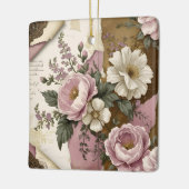 Vintage Floral - Ceramic Ornament  セラミックオーナメント (左)