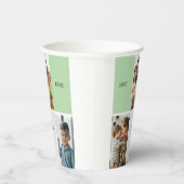Vintage Floral Collage Photo Mother's Day 紙コップ (右)