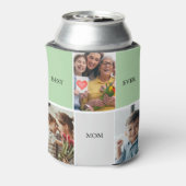 Vintage Floral Collage Photo Mother's Day 缶クーラー (缶裏面)