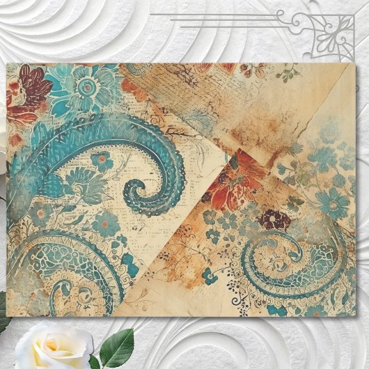 Vintage Floral Decoupage 薄葉紙