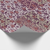 Vintage Floral Design – Classic Botanical Art ラッピングペーパー (角)