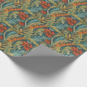 vintage Floral Dream Wildflower art ラッピングペーパー (角)