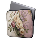 Vintage Floral - Electronics Bag  ラップトップスリーブ (正面左)