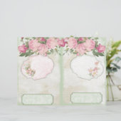 Vintage Floral Ephemera #11 Scrapbook Paper  (スタンド正面)