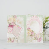 Vintage Floral Ephemera #5 Scrapbook Paper  (スタンド正面)