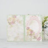 Vintage Floral Ephemera #6 Scrapbook Paper  (スタンド正面)