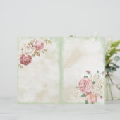 Vintage Floral Ephemera #9 Scrapbook Paper  (スタンド正面)