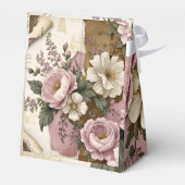 Vintage Floral - Favor Box フェイバーボックス (裏面サイド)