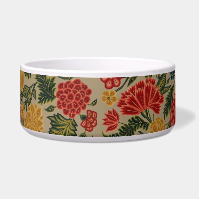 Vintage Floral Garden Artwork ボウル (正面)