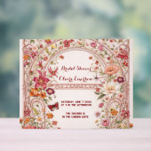 Vintage Floral Garden Bridal Shower  アクリルサイン (ニュートラル)