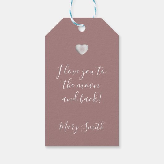 Vintage Floral - Gift Tag ギフトタグ (裏面)