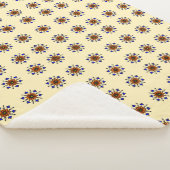 Vintage Floral Mandala シェルパブランケット (3/4)