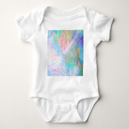 Vintage Floral Nature – Romantic Abstract Elegance ベビーボディスーツ