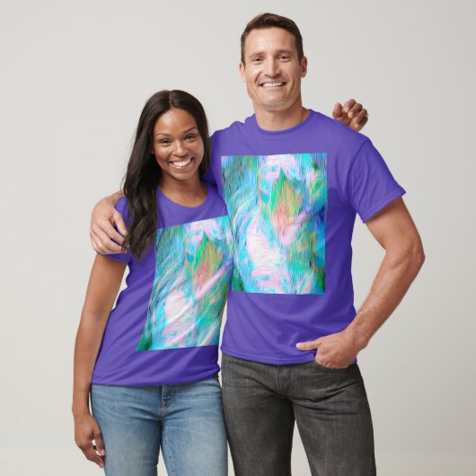 Vintage Floral Nature – Romantic Abstract Elegance Tシャツ (ユニセックス)