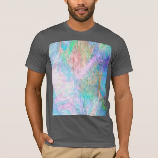 Vintage Floral Nature – Romantic Abstract Elegance Tシャツ (正面)