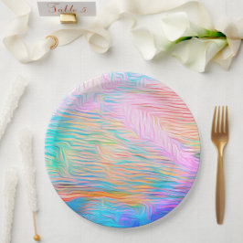 Vintage Floral Nature – Romantic Eastern Pattern ペーパープレート