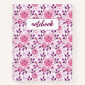 Vintage Floral Notebook ノートブック (正面)