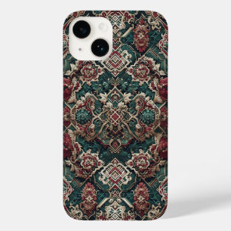 Vintage Floral Ornament Phone Case - Intricate Cla Case-Mate iPhone 14ケース
