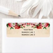 Vintage Floral Paper ラベル (インサイチュ)