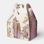 Vintage Floral - Paper Favor Box フェイバーボックス (裏面サイド)
