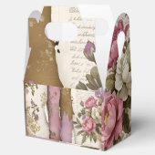 Vintage Floral - Paper Favor Box フェイバーボックス (オープン)