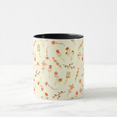Vintage Floral Pattern Mug マグカップ (中央)
