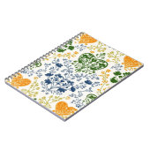 Vintage Floral Pattern Notebook ノートブック (左側)