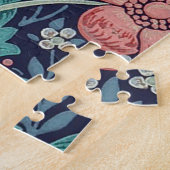 Vintage Floral Pattern, William Morris ジグソーパズル (側面)