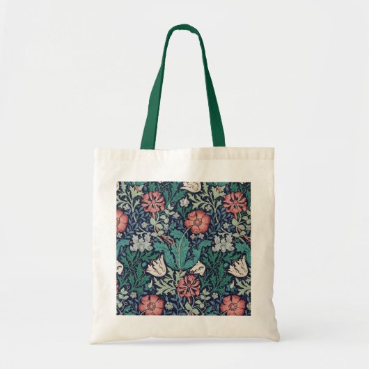 Vintage Floral Pattern, William Morris トートバッグ (正面)