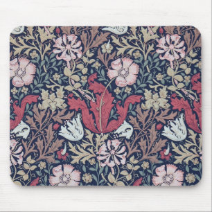Vintage Floral Pattern, William Morris マウスパッド