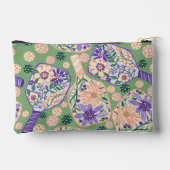 Vintage Floral Pickleball Design アクセサリーポーチ (裏面)