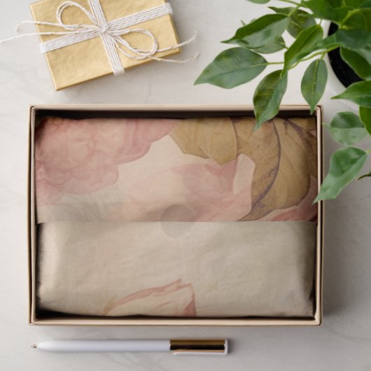 Vintage Floral Rose Decoupage 薄葉紙 (ギフト)