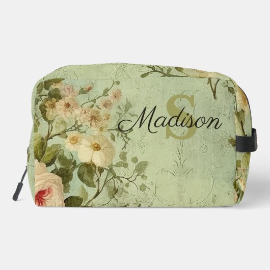 Vintage Floral Rose Greenery  ドップキット (裏面)