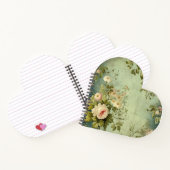Vintage Floral Rose Greenery Decoupage ノートブック (内部)