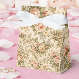Vintage Floral Roses Pattern | Shabby Chic Cottage フェイバーボックス