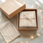 Vintage Floral Sage Green 薄葉紙