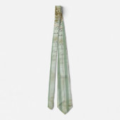 Vintage Floral Script Stripe ネクタイ (裏面)