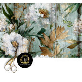 Vintage Floral Seamless Decoupage 薄葉紙