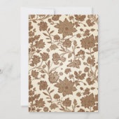 Vintage Floral Thanksgiving 招待状 (裏面)