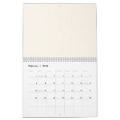 Vintage Floral Wall Calendar 2026 カレンダー (2月 2026)
