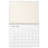 Vintage Floral Wall Calendar 2026 カレンダー (1月 2027)