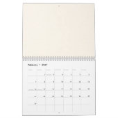 Vintage Floral Wall Calendar 2026 カレンダー (2月 2027)
