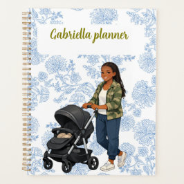 Vintage floral watercolor gardening lover chic プランナー手帳