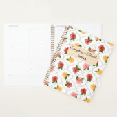 Vintage floral watercolour clear diamond Planner プランナー手帳 (ディスプレー)