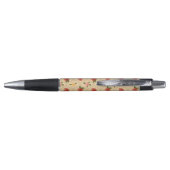 Vintage floral watercolour diamond pen ボールペン (裏面)