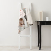 Vintage Floral We Love You Grandma 8-Photo Collage シェルパブランケット (インサイチュ)