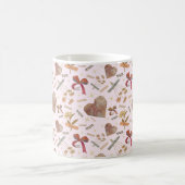 Vintage Florals & Paper Hearts Mug コーヒーマグカップ (中央)