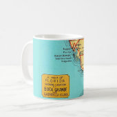 Vintage Florida Gulf Coast Mug コーヒーマグカップ (正面左)